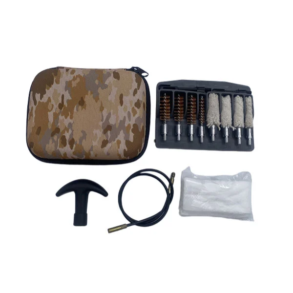 Handgun Pistol Cleaning Kit With Camo Soft Case